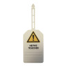 Plaquette de sécurité - Danger "Ne pas toucher" - 85 x 145 mm - Polyester