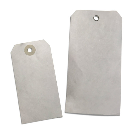 Étiquettes oeillet américain - Plaquette d'inspection - Tyvek  - Lot de 1000