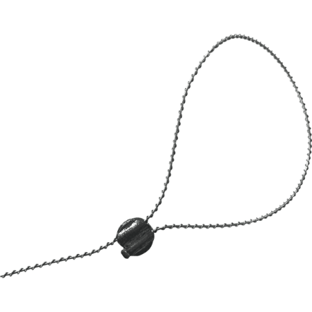 Plombs à sceller - Tête en plomb - Fil en acier galvanisé - Lot de 100