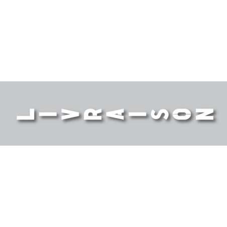 Pochoir - Texte "LIVRAISON" - Adhésif