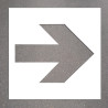 Pochoir - Flèche directionnelle - 450 x 600 mm - PVC