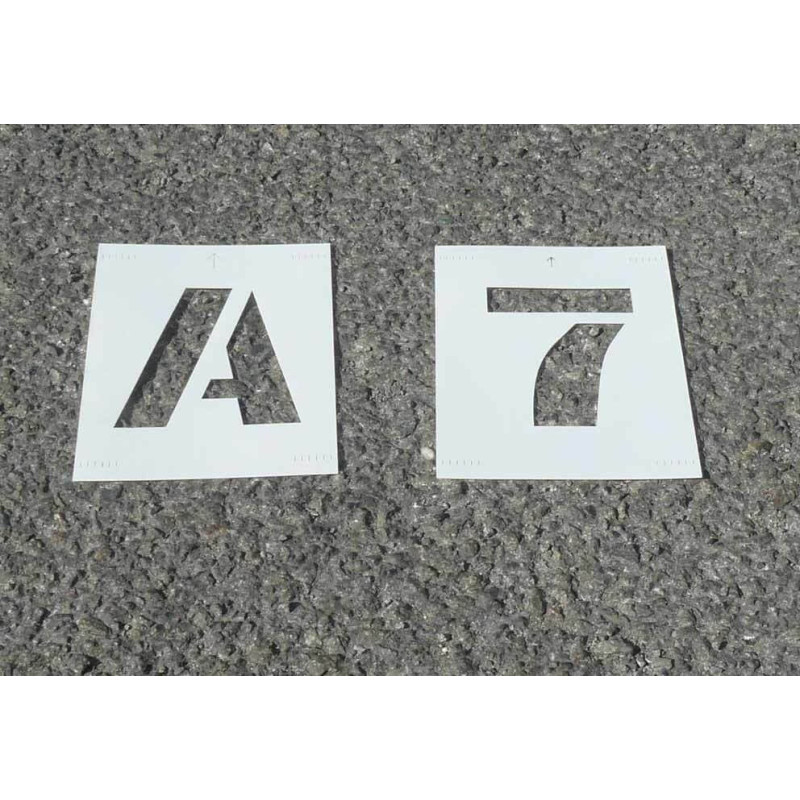 Pochoir - Lettres & Chiffres - Kit Complet - PVC
