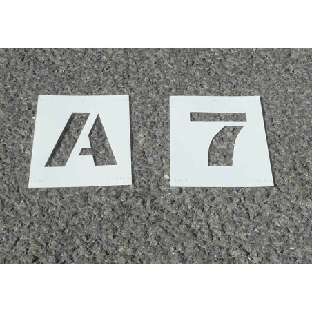 Pochoir - Lettres & Chiffres - Kit Complet - PVC