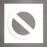Pochoir - Stationnement interdit - PVC