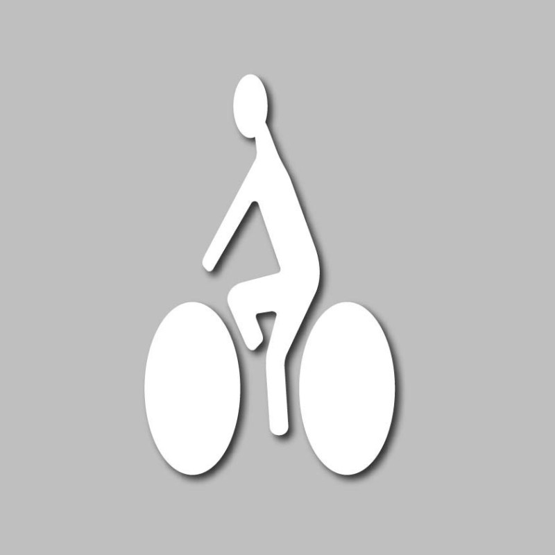Pochoir - Motif Cycliste - Adhésif