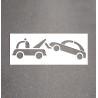 Pochoir - Mise en fourrière - 255 x 900 mm - PVC