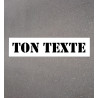 Pochoir - Personnalisé pour Marquage au Sol - 150 x 1300 mm - PVC