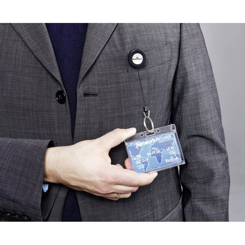 Ces enrouleurs sont parfaits pour porter et afficher facilement vos badges d'identification ou vos cartes d'accès. Ils sont doté