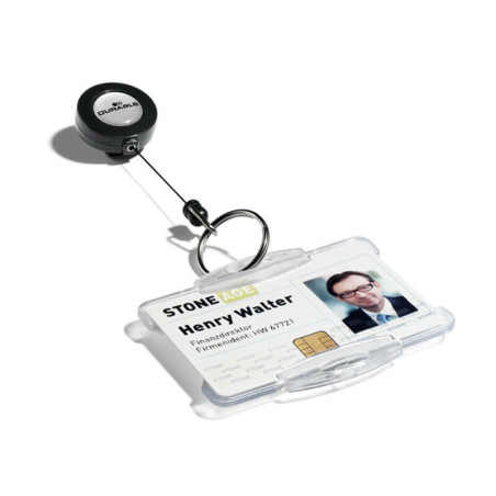 Ces enrouleurs sont parfaits pour porter et afficher facilement vos badges d'identification ou vos cartes d'accès. Ils sont doté
