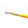 Porte-badge - cordon tube 12 mm avec mousqueton métal - polyester