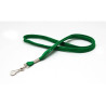 Porte-badge - cordon tube 12 mm avec mousqueton métal - polyester
