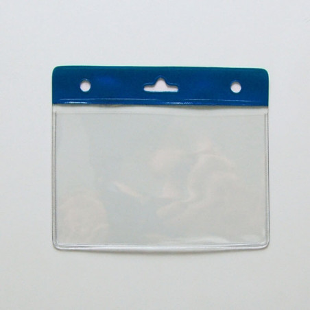 Lot de 100 portes badges souple bandeau - 5 couleurs