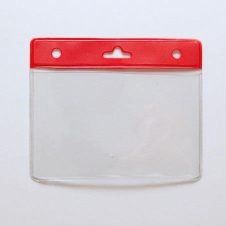 Lot de 100 portes badges souple bandeau - 5 couleurs