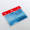 Lot de 100 portes badges souple bandeau - 5 couleurs