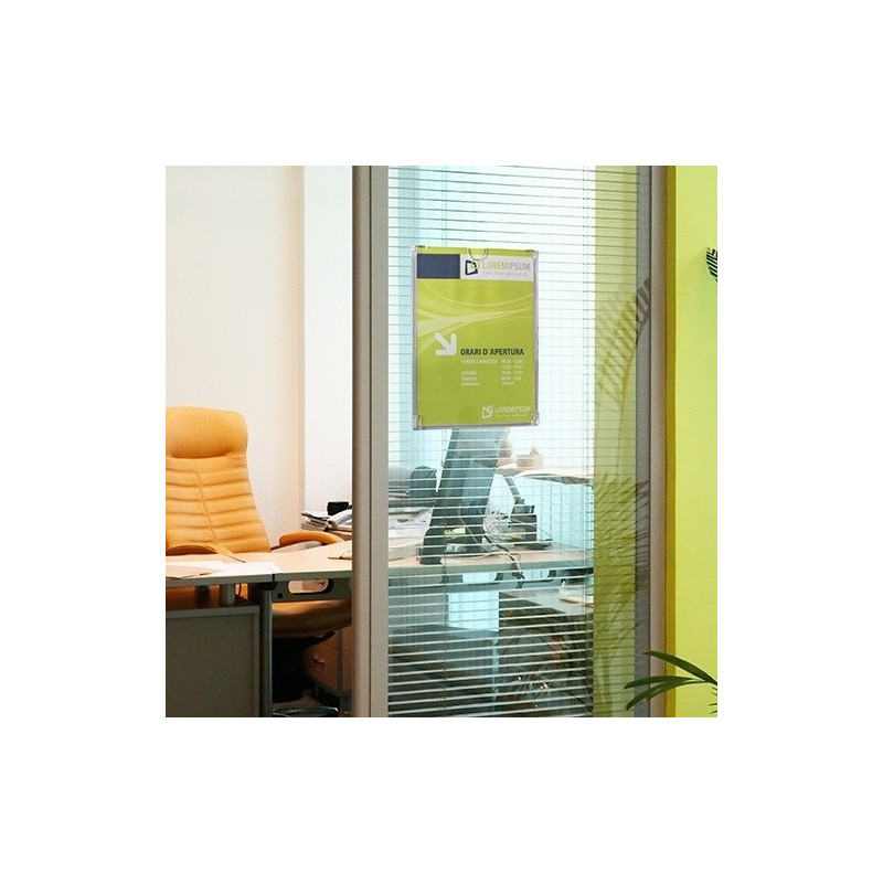 Porte-Document Mural - Plaque Transparente A4 - Polycarbonate