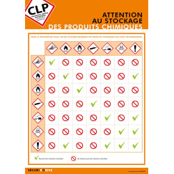 Poster CLP Les Stockages des Produits Chimiques