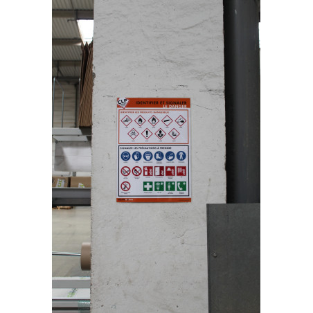 Poster CLP Identifier et signaler le danger
