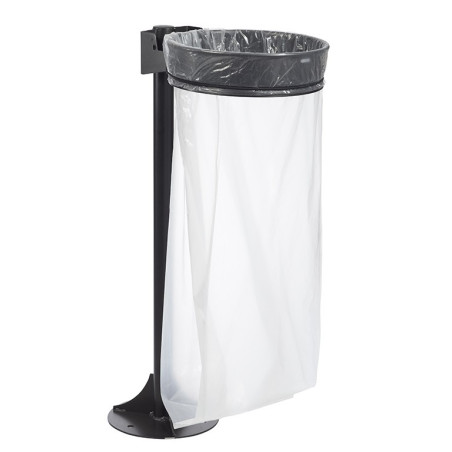 Poteau Flux - 1/2 Flux à Fixer au Sol pour Poubelle Trapi - 280 x 280 x 980 mm - Acier Anticorrosion
