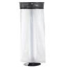 Poteau Flux - 1/2 Flux à Fixer au Sol pour Poubelle Trapi - 280 x 280 x 980 mm - Acier Anticorrosion