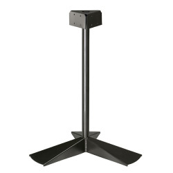 Poteau Flux - 3 Flux à Poser pour Poubelle Trapi - Acier - 550 x 550 x 980 mm