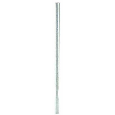 Poteau Flux - Demi Flux à Sceller pour Poubelle Trapi - 50x50x1300mm - Acier Anticorrosion