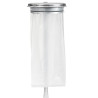 Poteau Flux - Demi Flux à Sceller pour Poubelle Trapi - 50x50x1300mm - Acier Anticorrosion