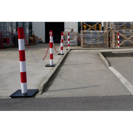 Poteau de Balisage Chantier - Acier - Hauteur 900 mm