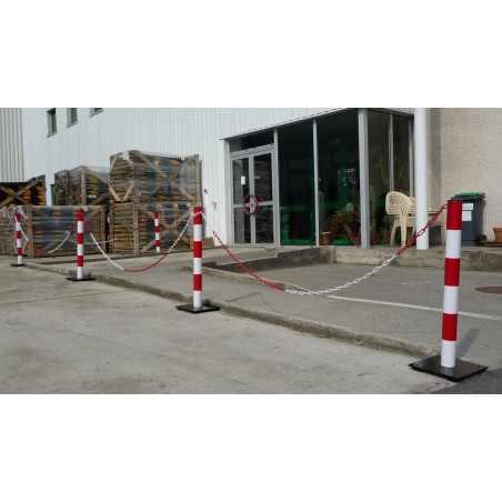 Poteau de Balisage Chantier - Acier - Hauteur 900 mm