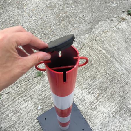 Poteau de Balisage Chantier - Acier - Hauteur 900 mm