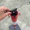Poteau de Balisage Chantier - Acier - Hauteur 900 mm