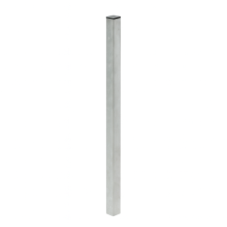 Poteau de signalisation Carré - 40x40 mm - Acier Galvanisé
