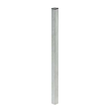 Poteau de signalisation Carré - 40x40 mm - Acier Galvanisé