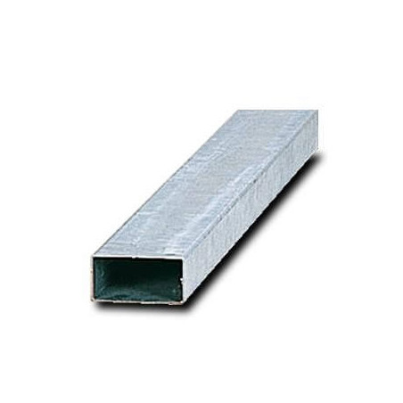 Poteau rectangulaire en acier galvanisé