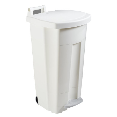 Poubelle alimentaire mobile à pédale 