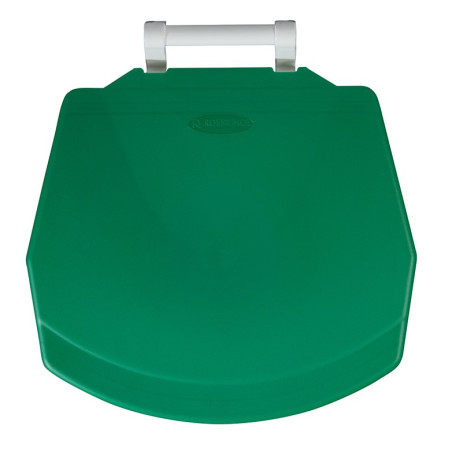Poubelle alimentaire mobile à pédale