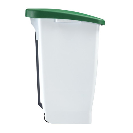 Poubelle alimentaire mobile à pédale