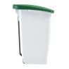 Poubelle alimentaire mobile à pédale