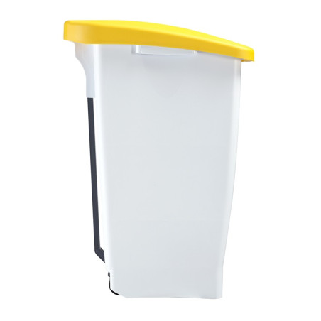Poubelle alimentaire mobile à pédale