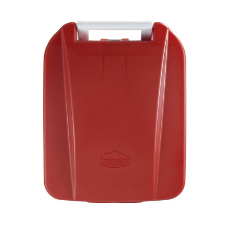 Poubelle alimentaire mobile à pédale