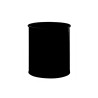 Corbeille à papier ECO 15L blanche : minimaliste et éco-responsable.