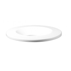 Couvercle étouffoir blanc pour corbeille ECOcolor 30/50L, durabilité et style.