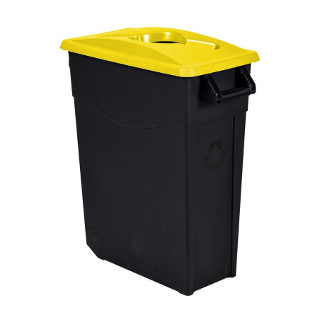Poubelle de tri mobile Trimouv 65 L - Noir