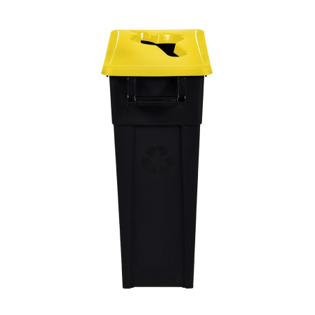 Poubelle de tri mobile Trimouv 65 L - Noir