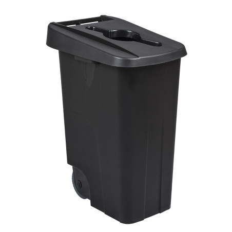 Poubelle de tri mobile Trimouv 65 L - Noir