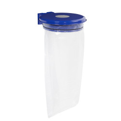 Support Mural pour Poubelle - Trappe Ouverte - 110L - Acier Anticorrosion