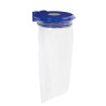 Support Mural pour Poubelle - Trappe Ouverte - 110L - Acier Anticorrosion