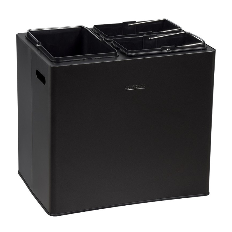 Poubelle de tri sélectif - Acier poudré anti-UV - 420 x  450 mm