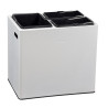 Poubelle de tri sélectif - Acier poudré anti-UV - 420 x  450 mm