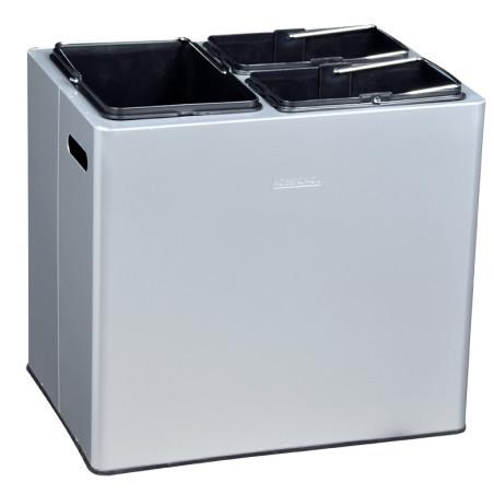 Poubelle de tri sélectif - Acier poudré anti-UV - 420 x  450 mm