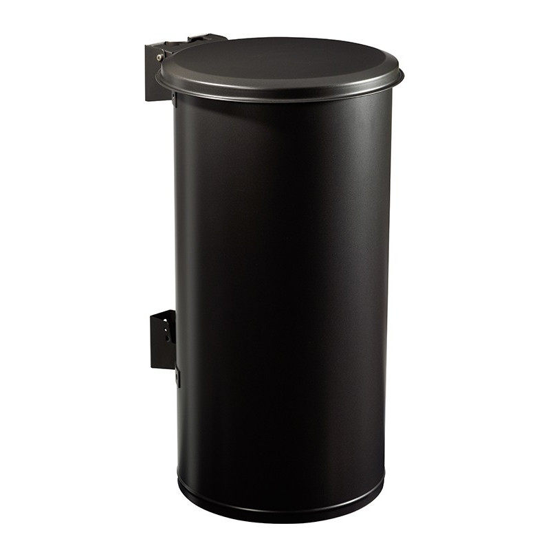 Poubelle murale ou sur poteau Trapi + 80 L